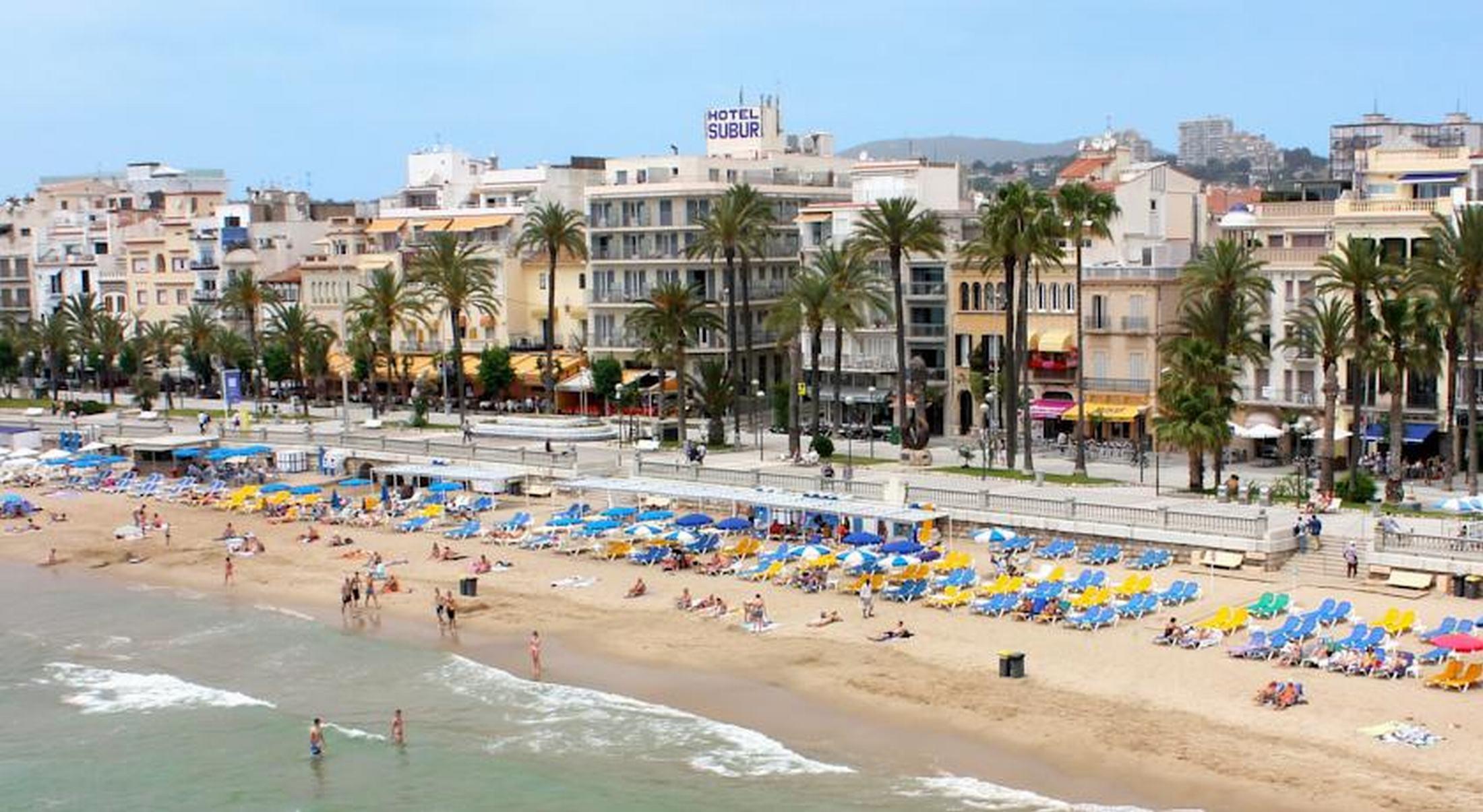 Hotel Subur Sitges Bagian luar foto